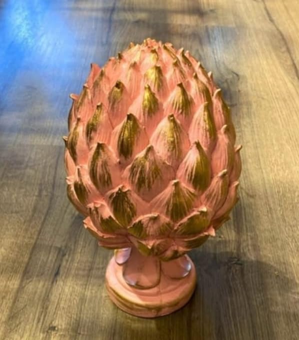 Decorative Artichoke Sculpture, Elegant Artichoke Decor, Polyester Artichoke Sculpture, Artichoke Statue, Polyester Artichoke Statue