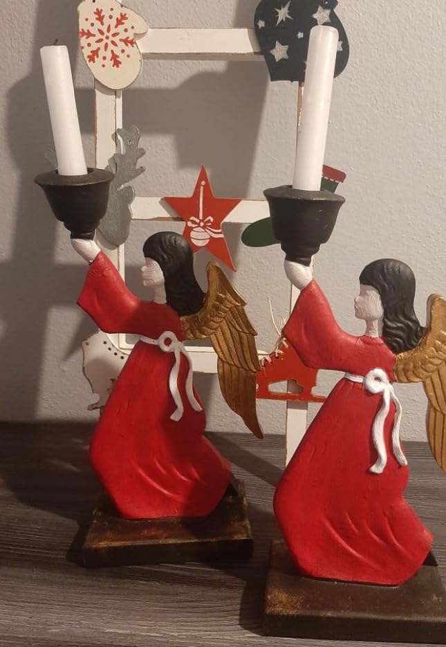 Winged Angel Girl Candlestick, Angel Candle Holder, Angel Girl Candle Holder, Girl Candle Holder, Angel Figurine Candle Holder