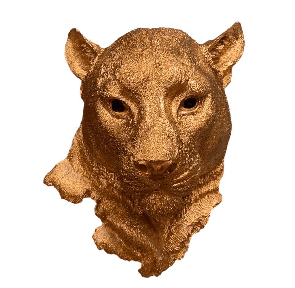 3D Panther Head Wall Decor, Wildlife-inspired Wall Sculpture, Jungle theme wall Art, Animal Face Wall Accent, Decorative Puma Sculpture, Puma Wall Decor, Puma Wall Sculpture