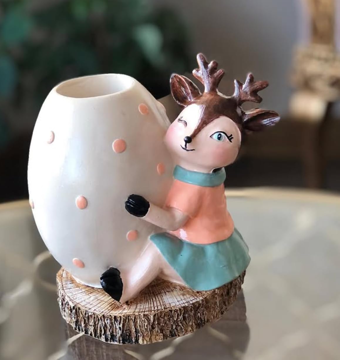 Deer Pen Holder, Animal Desk Decor, Cute Office Decor, Unique Pen Holder Gift, Adorable Deer Pen Holder Set or Single, Deer Pen Decor, Deer Pen Holder Decor