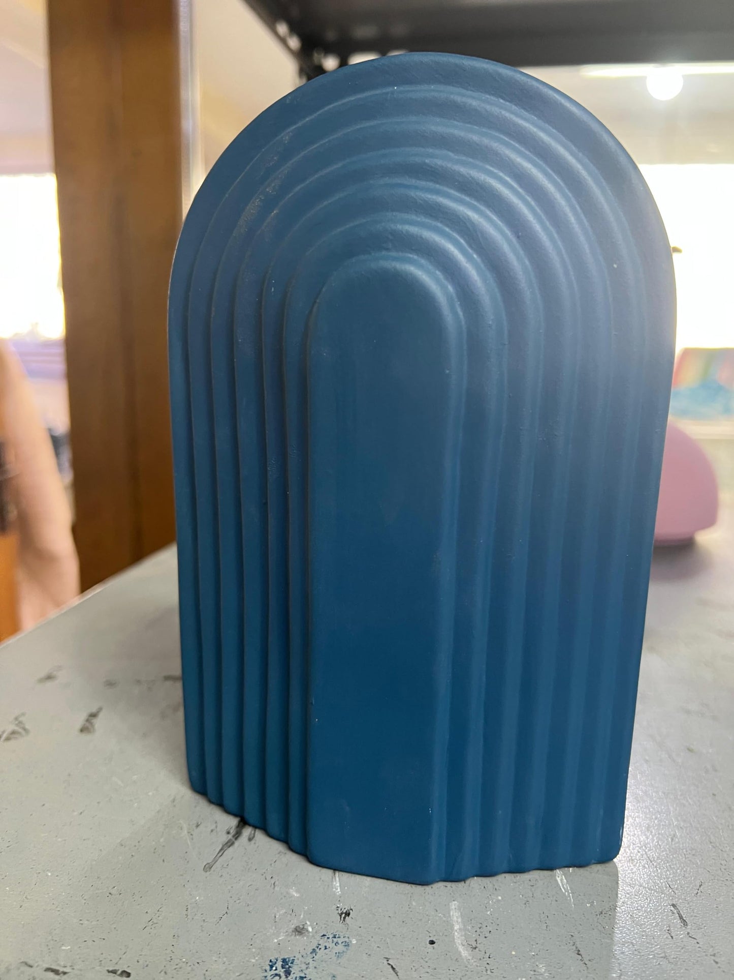 Ceramic Arch Statue, Boho Arch Sculpture, Nordic Style Home Decor, Modern Geometric Decor, Ceramic Bookends, Modern Bookends, Bookshelf Decor, Modern Bookends Gift