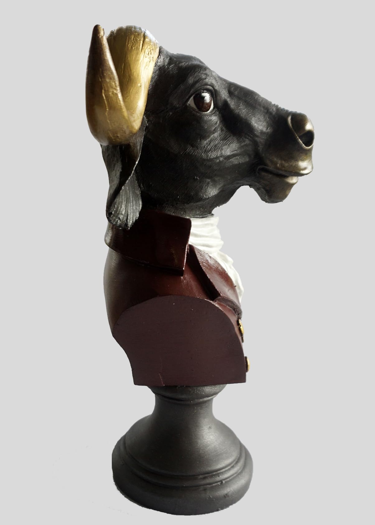 Buffalo Man Statue, Handmade Buffalo Sculpture, Buffalo Head Statue, Elegant Buffalo Head Sculpture, Buffalo Sculpture, Buffalo Man Decor, Buffalo Head Statue, Buffalo Head Sculpture