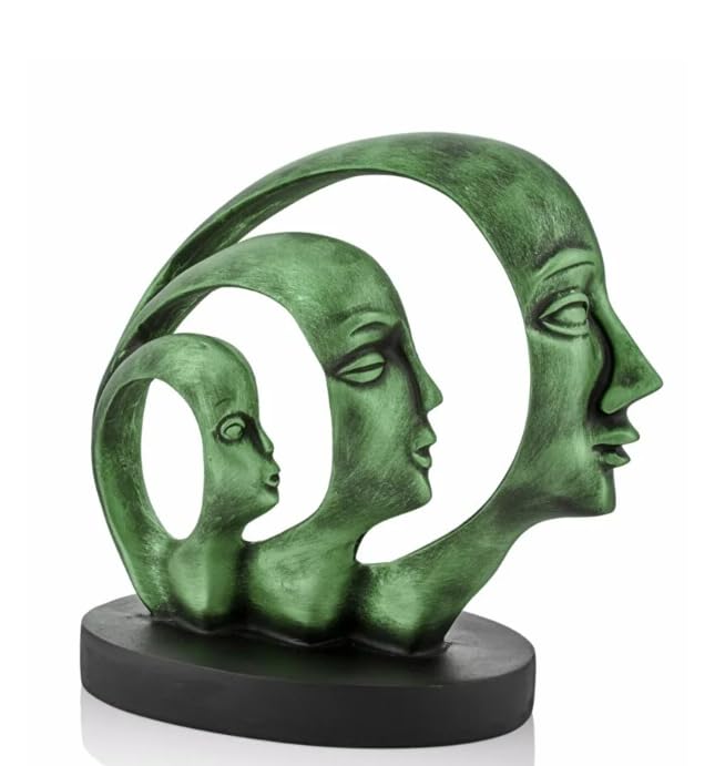 Triple Face Sculpture, Abstract Face Art Decor, Trio Face Statue, Modern Abstract Sculpture, Home Decor Accents, Face Sculpture, Face Decor, Face Statue, Face Objects