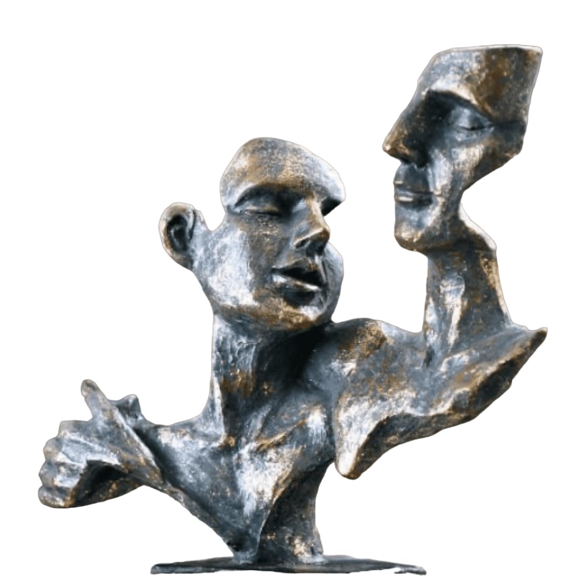 Romantic Couple Sculpture, Abstract Kissing Couple Statue, Anniversary Gift, Love Gift Idea, Couple Decor, Couple Statue, Love Couple Statue, Love Couple Decor