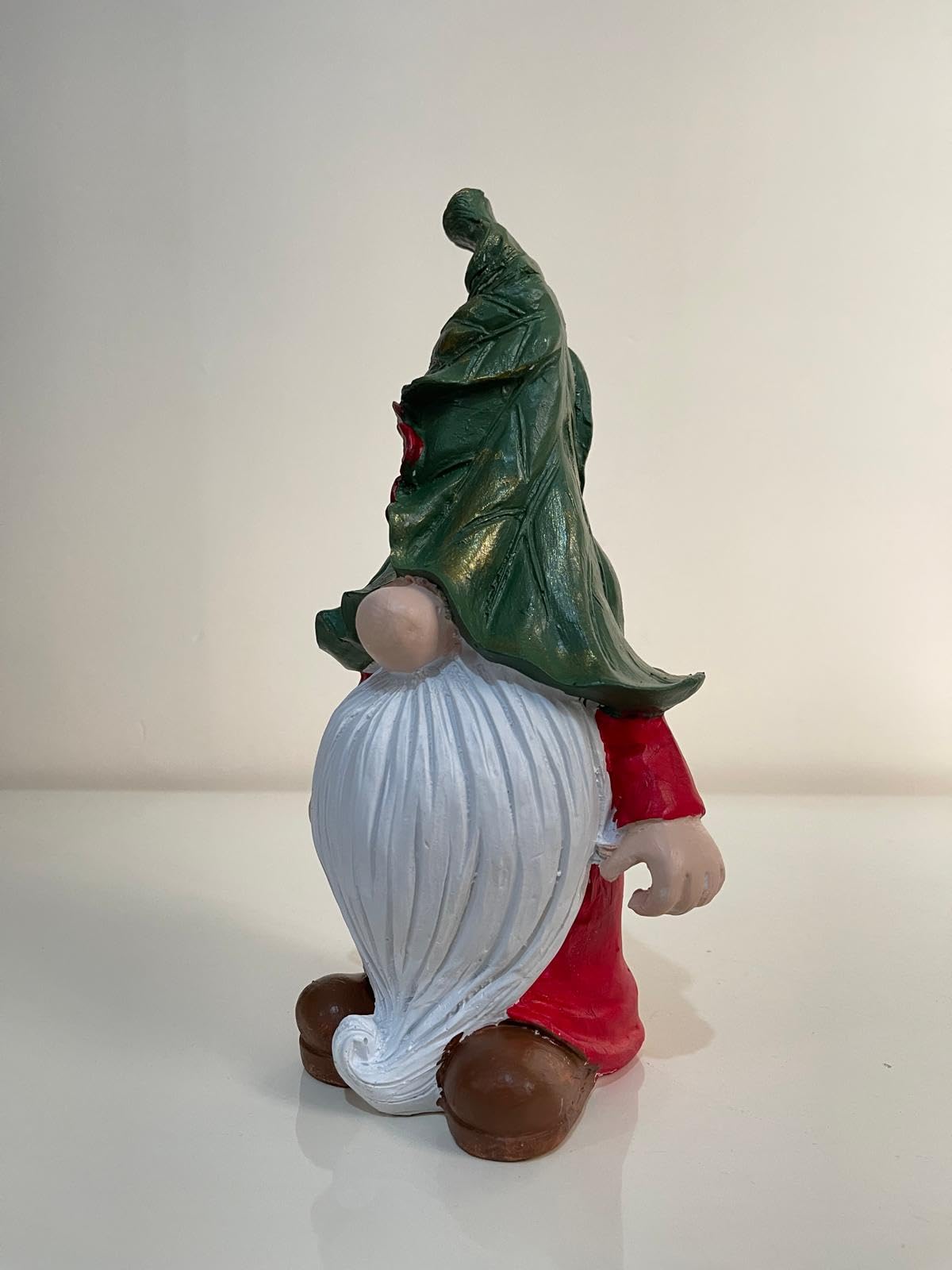 Christmas Gnome Figurine, Holiday Gnome Decor, Christmas Gift Idea, Christmas Elf Decoration, Holiday Tabletop Decor, Gnome Sculpture, Gnome Statue, Gnome Figurine, Gnome Decor