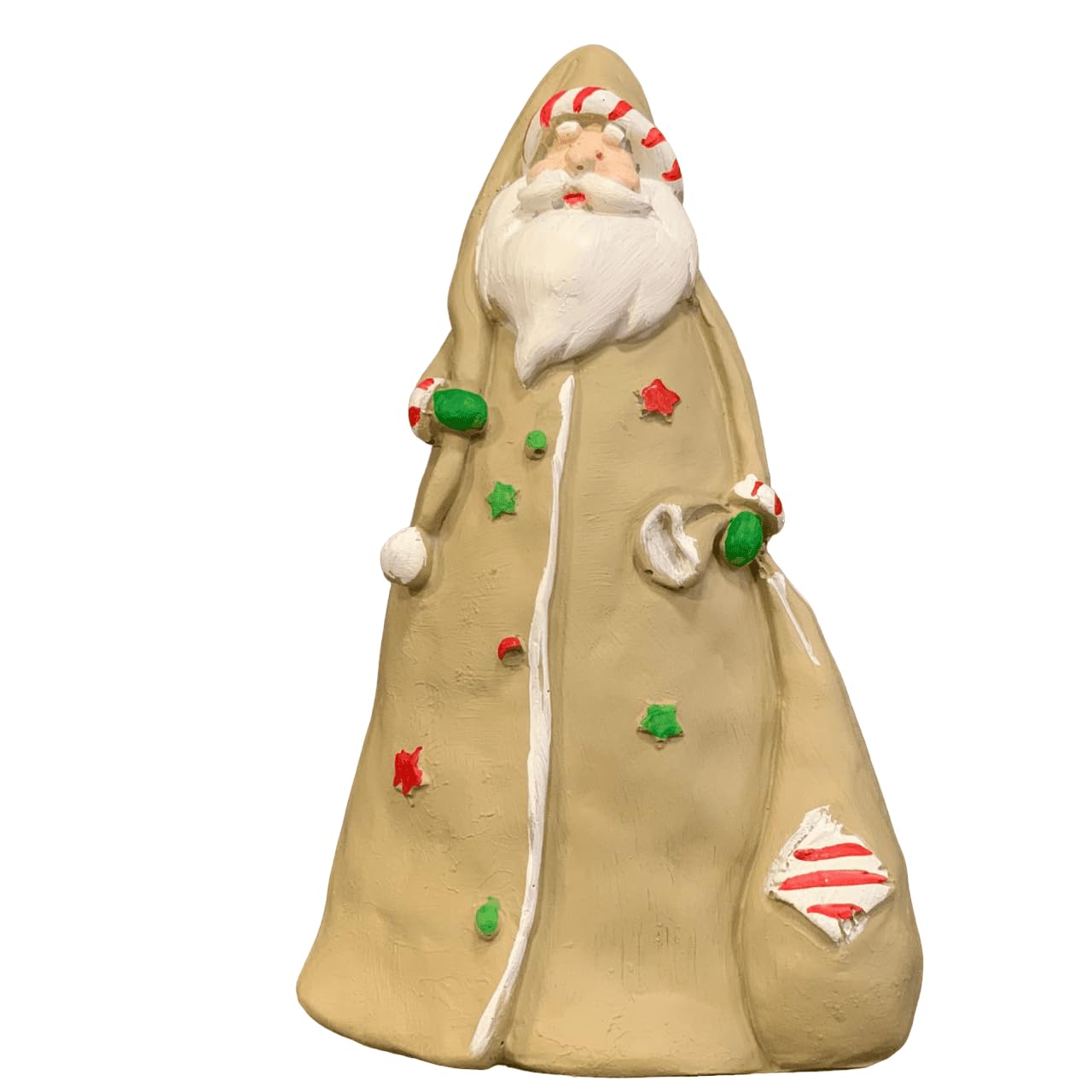 Christmas Santa Statue, Hand-Painted Santa Claus figurine, Christmas Decor, Christmas Holiday Decor, Christmas Santa Sculpture, Santa Decor, Christmas Santa Decor