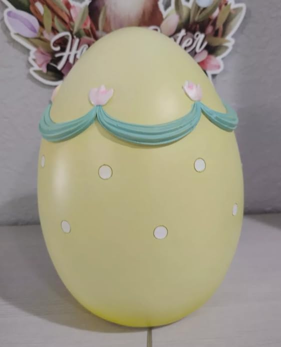 Easter Egg House Decoration, Easter Bunny Figurine, Spring Holiday Decor, Cute Bunny Home Decor, Fairy Garden Easter, Rabbit and Egg Decor, Easter Bunny Decor, Easter Rabbit Decor