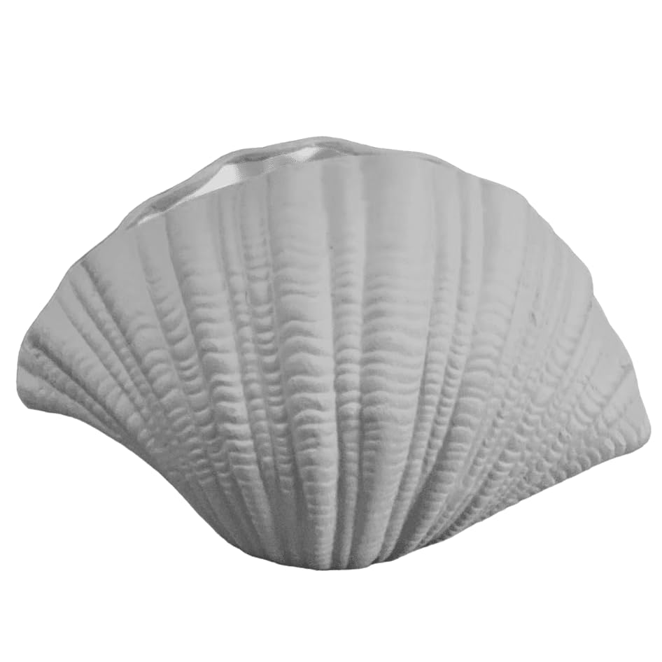 Ceramic Seashell Decorative Bowl, Coastal Shell Accent Piece, Modern Ocean-Inspired Home Decor, Ceramic Seashell Bowl, Coastal Ceramic Decor, Coastal Decor