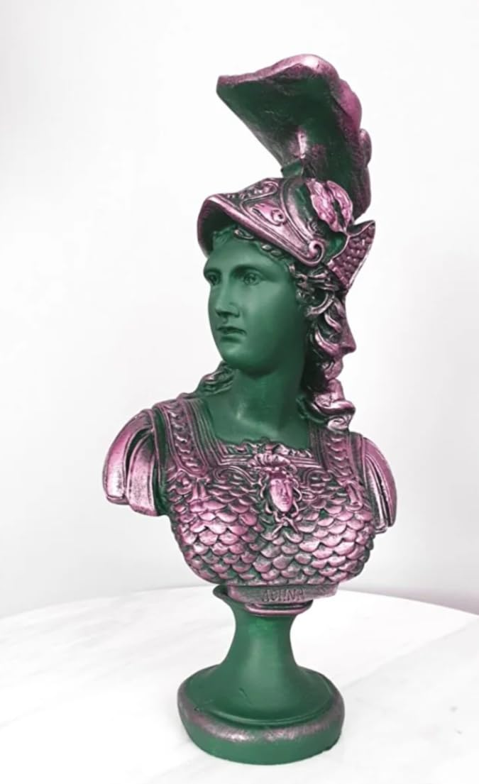 Athena Bust Sculpture, Greek Bust Statue, Polyester Ancient Greek Decor, Athena Statue, Athena Bust Statue, Athena Greek Decor, Greek Decor, Athena Statue, Athena Sculpture