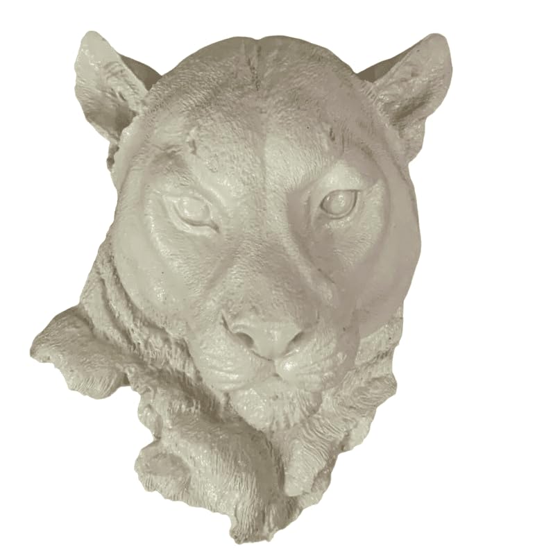 3D Panther Head Wall Decor, Wildlife-inspired Wall Sculpture, Jungle theme wall Art, Animal Face Wall Accent, Decorative Puma Sculpture, Puma Wall Decor, Puma Wall Sculpture
