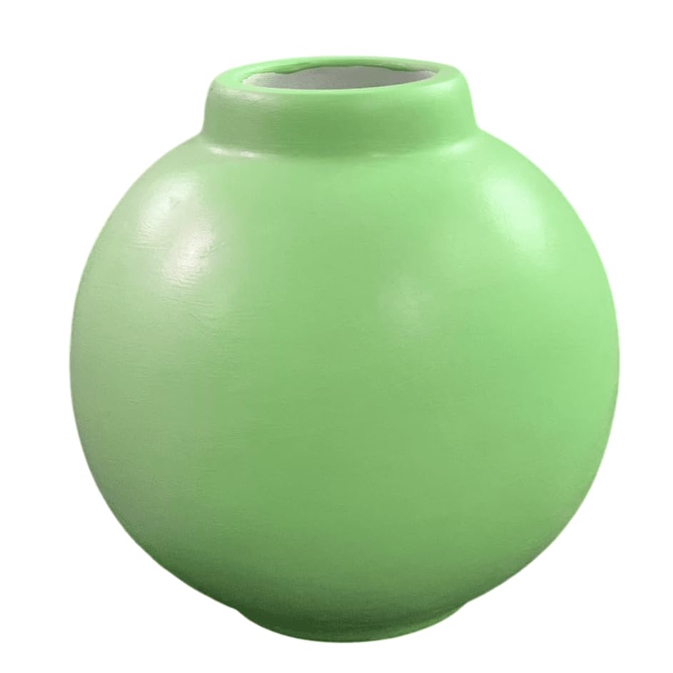 Handmade Sphere Ceramic Vase, Moon Jar, Modern Decor Sphere Vase, Sphere Flower Vase, Home Decor, Minimalist Decor, Hand-Painted Sphere Vase, Flower Vase, Sphere Vase