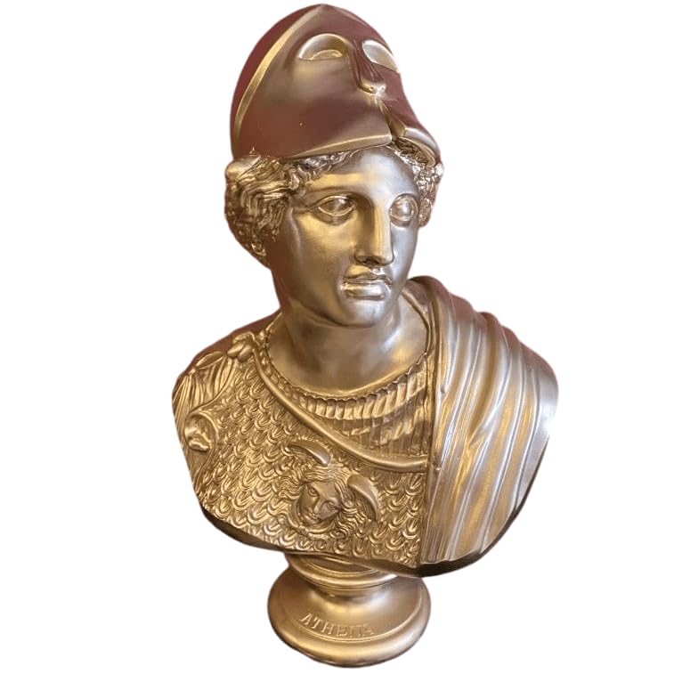 Große Athena Büste Skulptur, griechische Büste Statue, große Athena Statue, Athena Home Akzent, elegante Athena griechisches Dekor, griechische Büste Statue, Athena Statue, Athena Skulptur