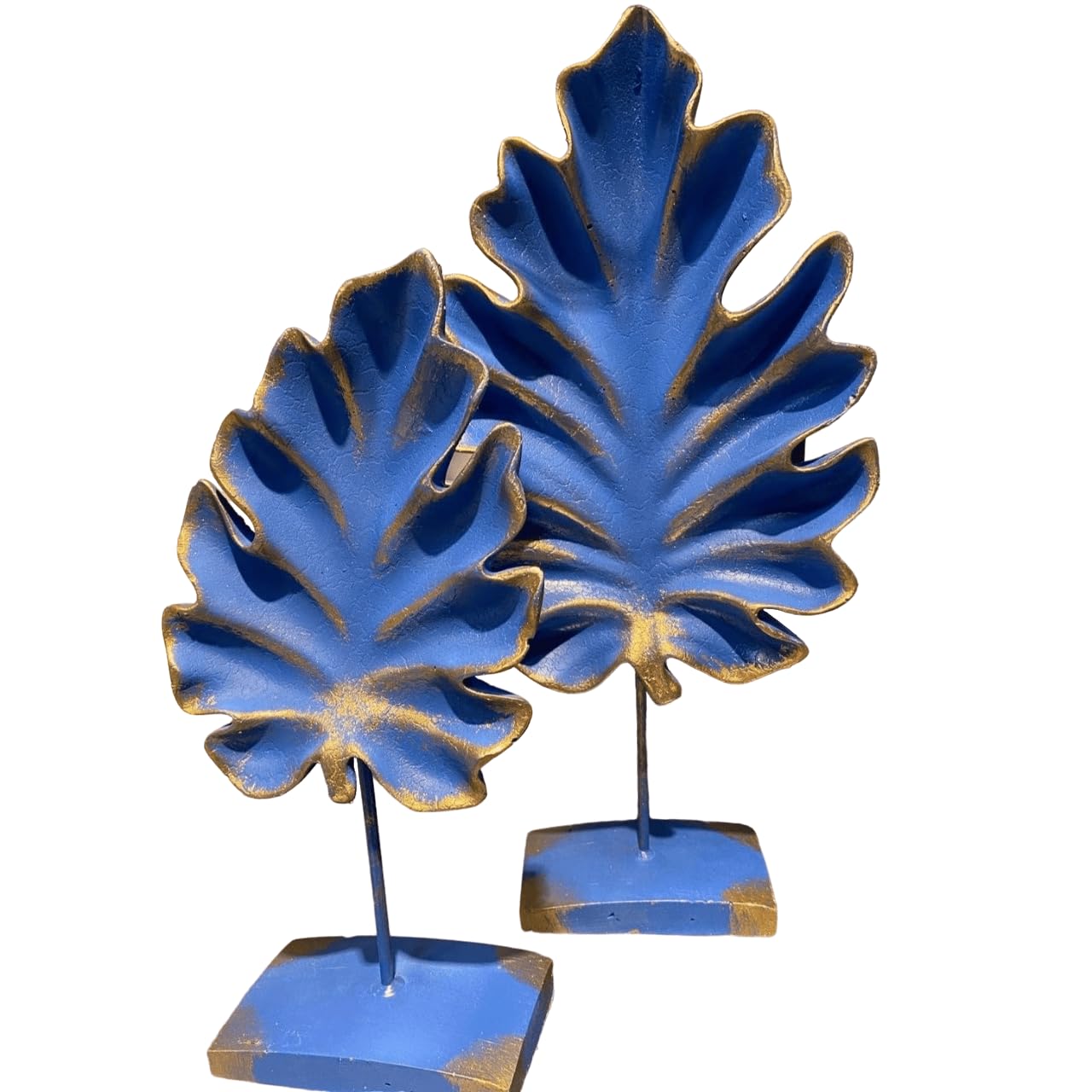Decorative Leaf Figurine Set, Modern Leaf Sculpture, Nature Inspired Leaf Decor, Leaf Statues for Shelf, Leaf Home Decoration, Leaf Decor, Leaf Sculpture, Leaf Statue