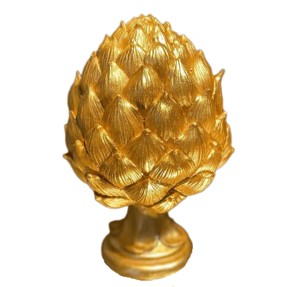 Decorative Artichoke Sculpture, Elegant Artichoke Decor, Polyester Artichoke Sculpture, Artichoke Statue, Polyester Artichoke Statue