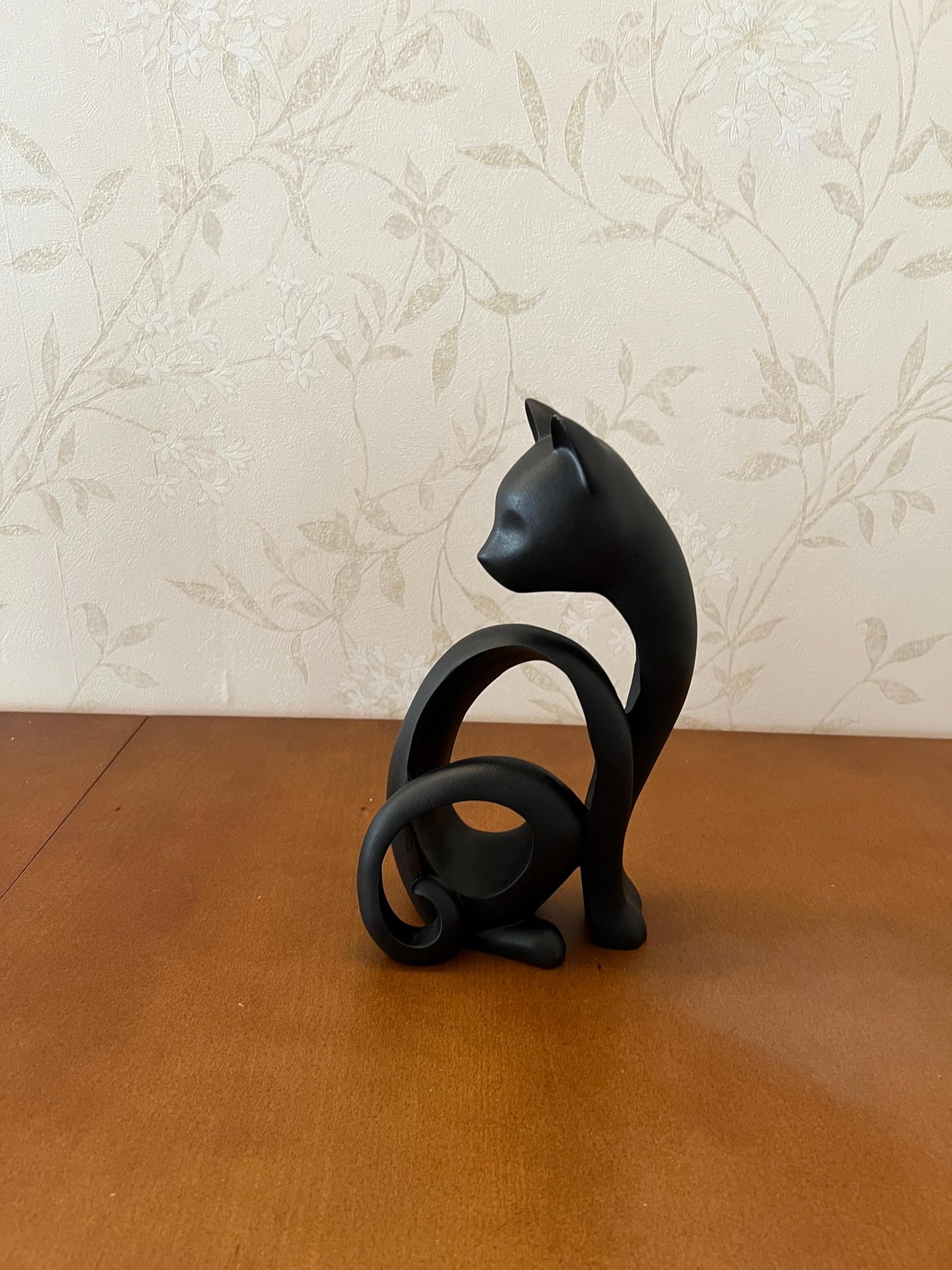 Abstract Cat Sculpture, Minimalist Cat Figurine, Geometric Cat Ornament, Cat Lover Gift, Home Accent, Geometric Cat Statue, Cat Sculpture, Cat Figurine