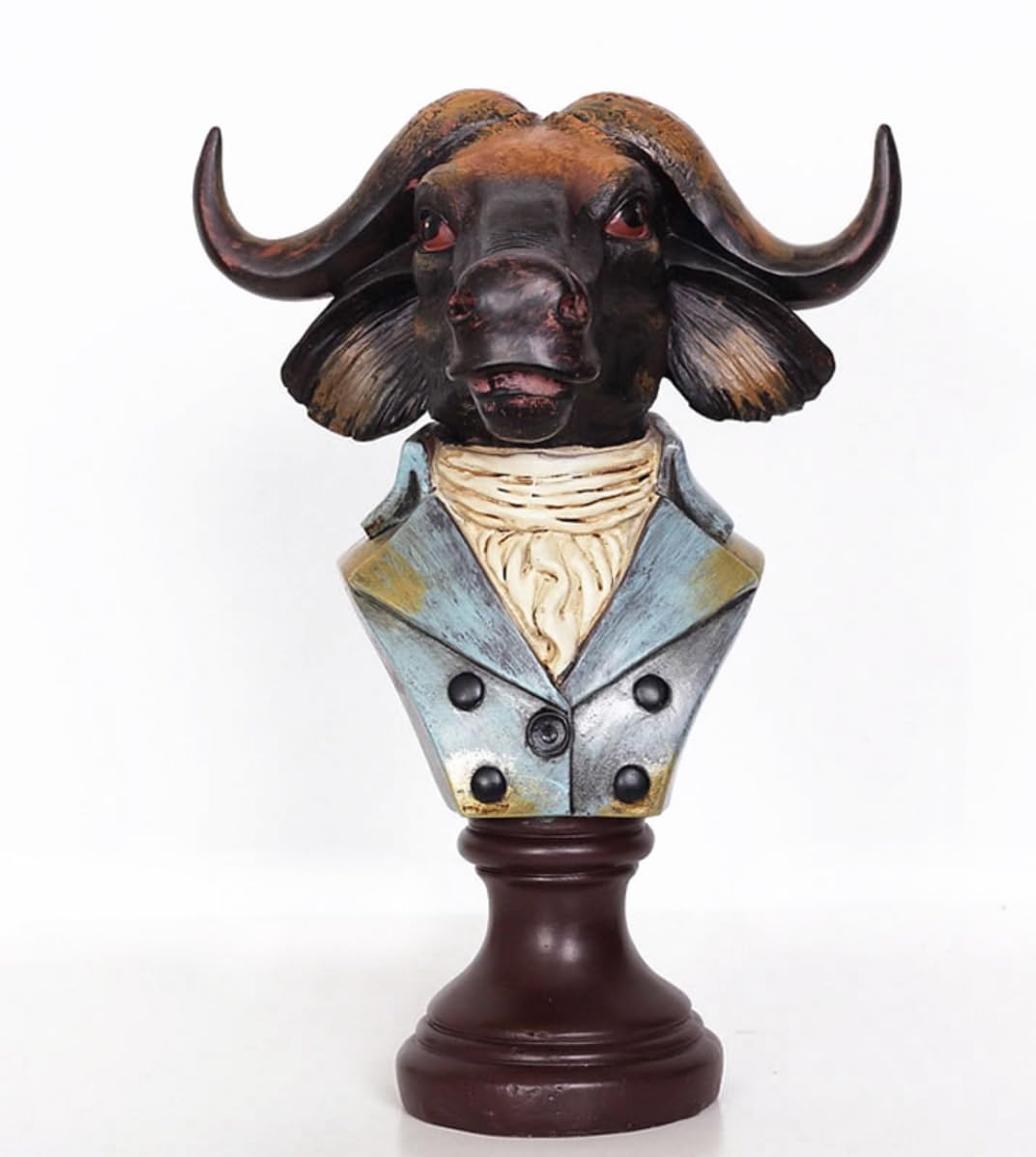 Buffalo Man Statue, Handmade Buffalo Sculpture, Buffalo Head Statue, Elegant Buffalo Head Sculpture, Buffalo Sculpture, Buffalo Man Decor, Buffalo Head Statue, Buffalo Head Sculpture