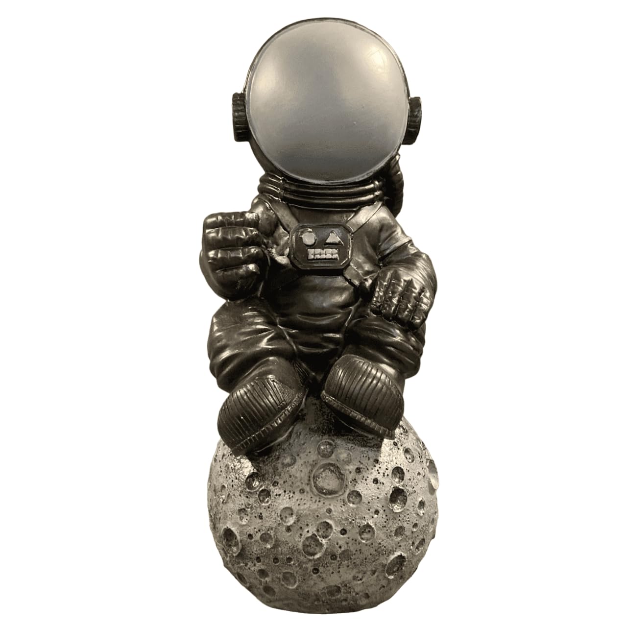 Astronaut On Moon Sculpture, Astronaut Figurine, Space-Themed Home Decor, Astronaut Ornament For Shelves, Unique Space Gifts, Space Decor, Astronaut Sculpture