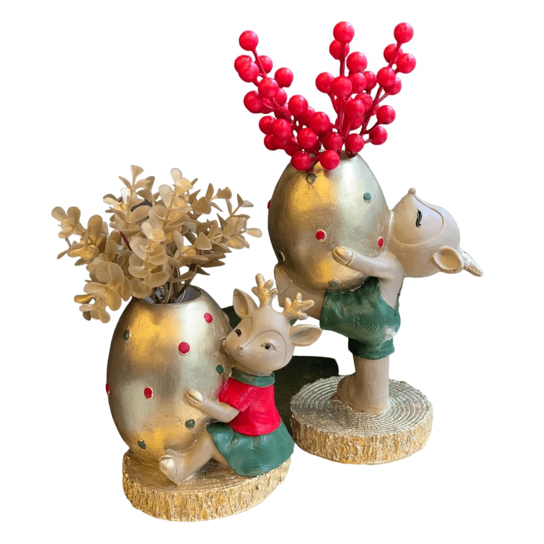 Deer Pen Holder, Animal Desk Decor, Cute Office Decor, Unique Pen Holder Gift, Adorable Deer Pen Holder Set or Single, Deer Pen Decor, Deer Pen Holder Decor