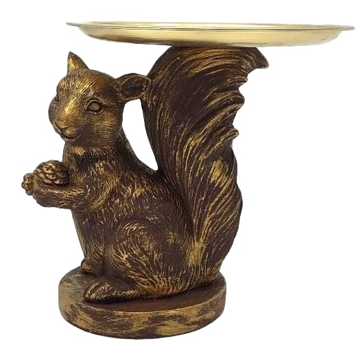 Adorable Squirrel Nut Bowl, Animal Serving Tray, Woodland Home Decor, Squirrel Nut Bowl, Squirrel Tray Decor, Squirrel Sculpture, Squirrel Statue, Squirrel Decor, Squirrel Figurine