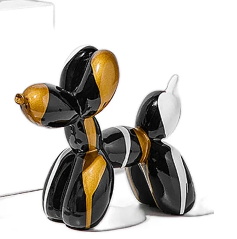 Balloon Dog Statue, Polyester Balloon Dog Figurine, Balloon Puppy Shelf Table Decor, Balloon Puppy Figurine, Balloon Animal Decor