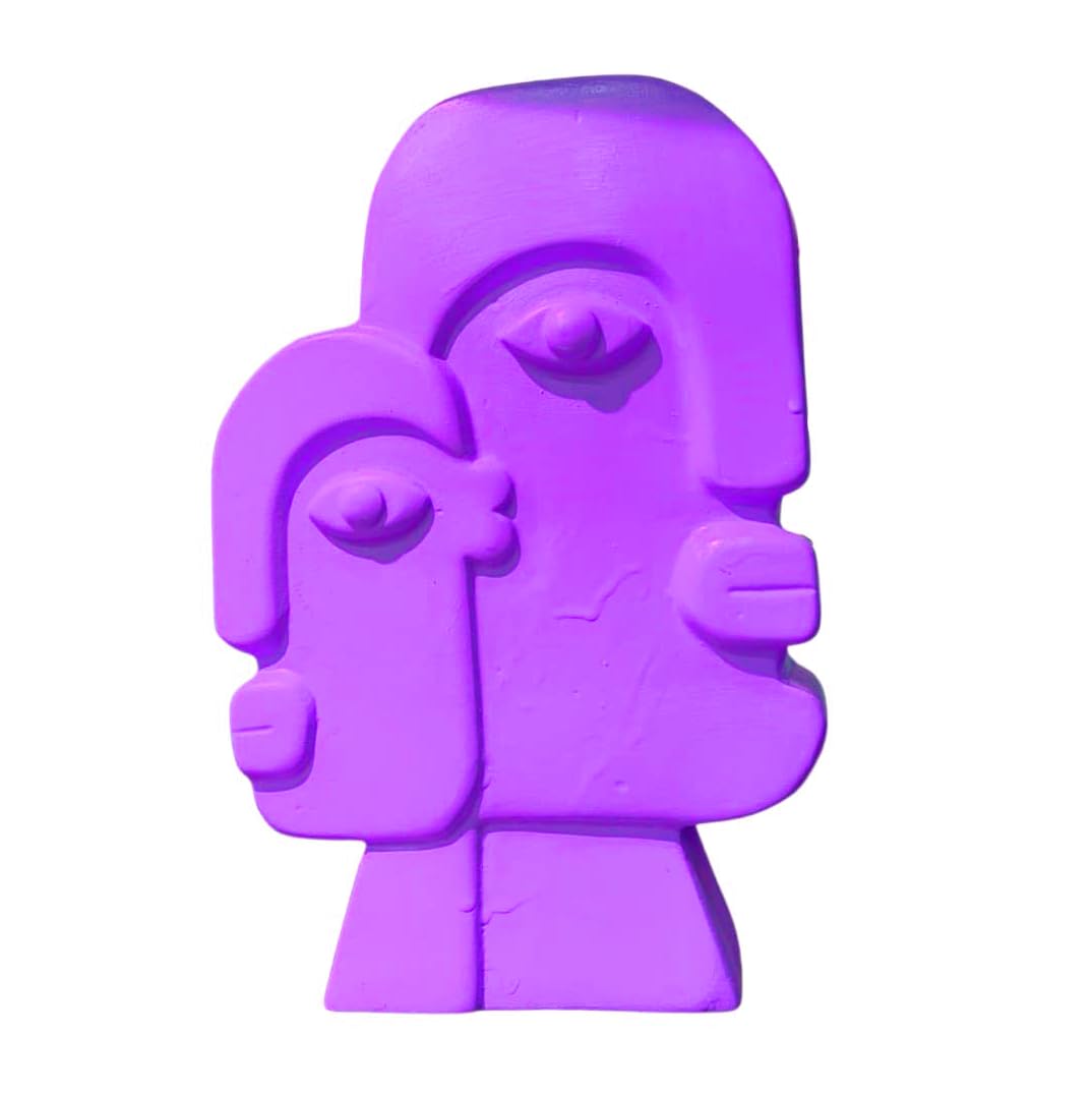 Ceramic Face Art Vase, Flower Face Vase, Abstract Face Sculpture, Nordic Style Vase, Nordic Rustic Decoration, Home Accents, Picasso Vase, Face Vase, Face Art Vase, Abstract Face Vase