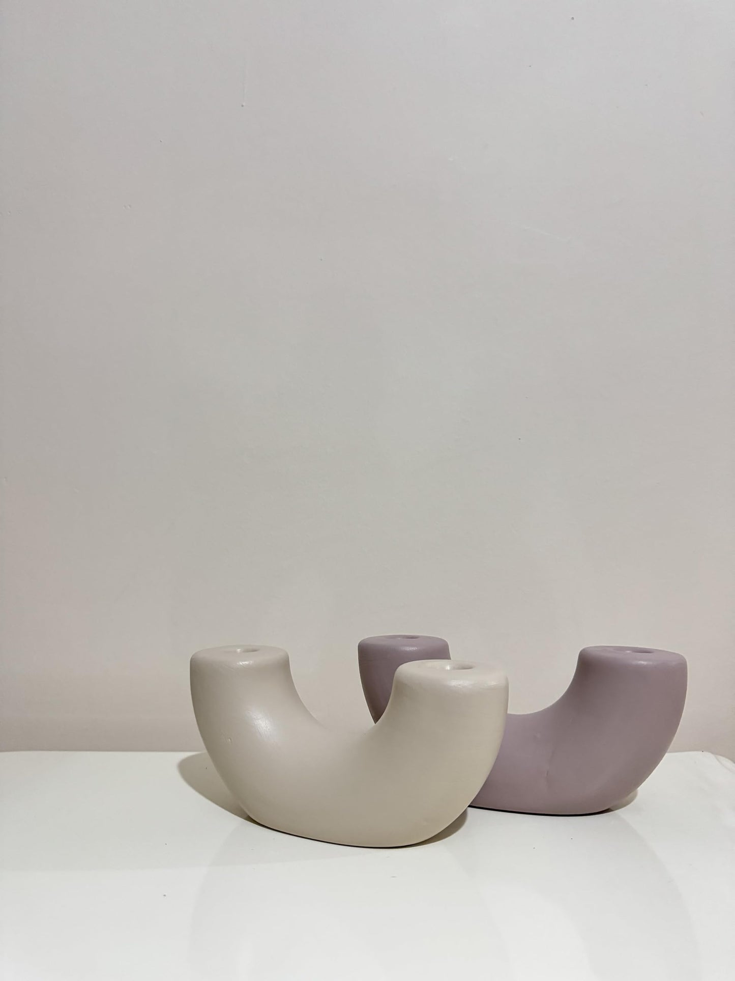Ceramic U-shaped Sculpture, Handmade Ceramic Decor, Decorative Art Object, Home Accents, Minimalist Tabletop Art Decor, Shaped Sculpture, Shaped Vase, Tabletop Vase