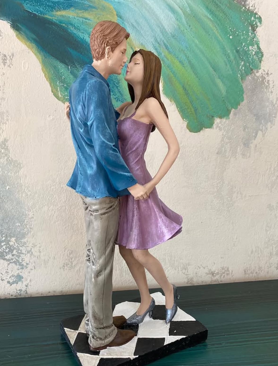 Dancing Couple Sculpture, Romantic Couple Figurine, Anniversary Gift Figurine, Handcrafted Love Couple Statue, Love Couple Sculpture, Love Couple Figurine, Love Couple Statue