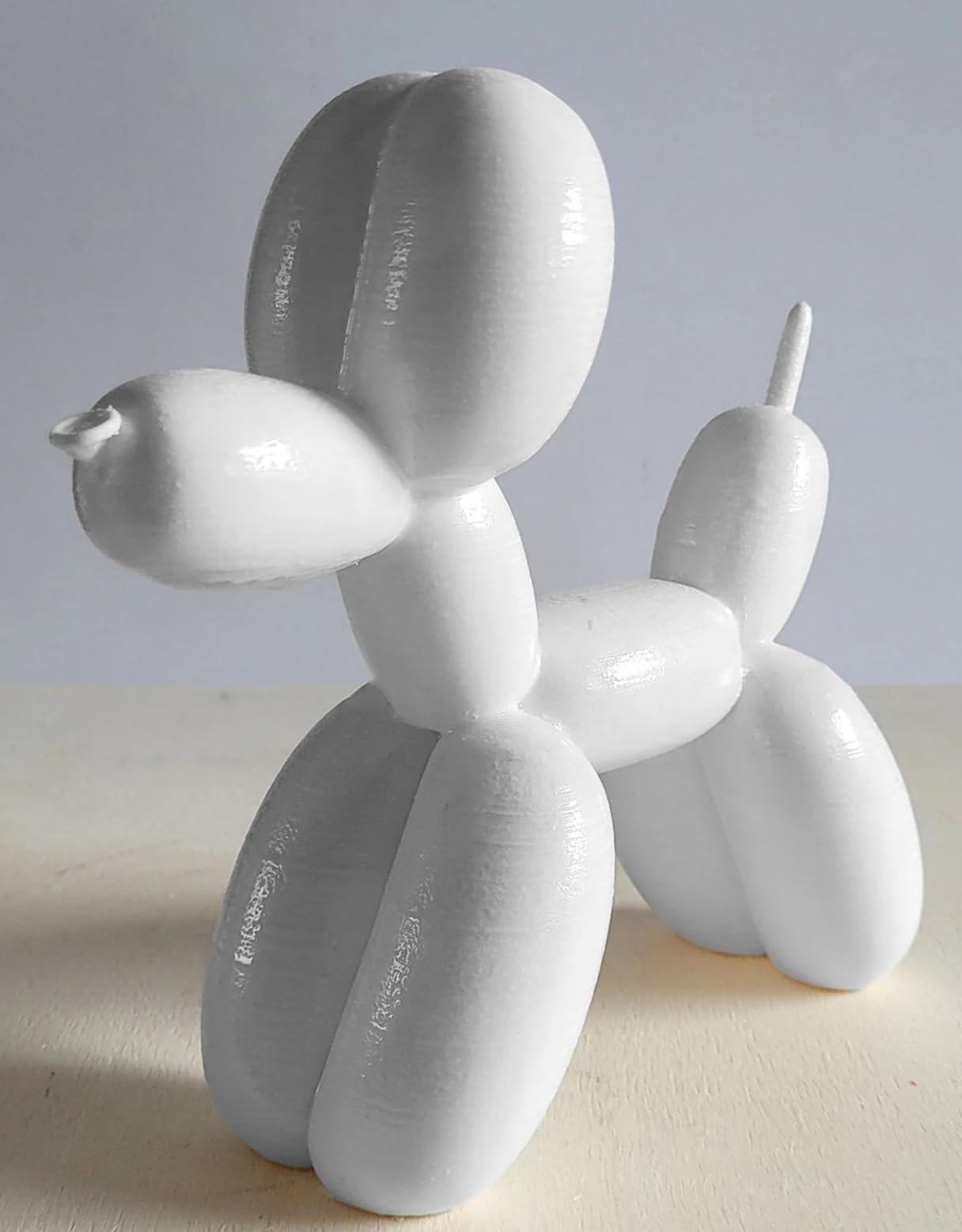 Balloon Dog Statue, Polyester Balloon Dog Figurine, Balloon Puppy Shelf Table Decor, Balloon Puppy Figurine, Balloon Animal Decor