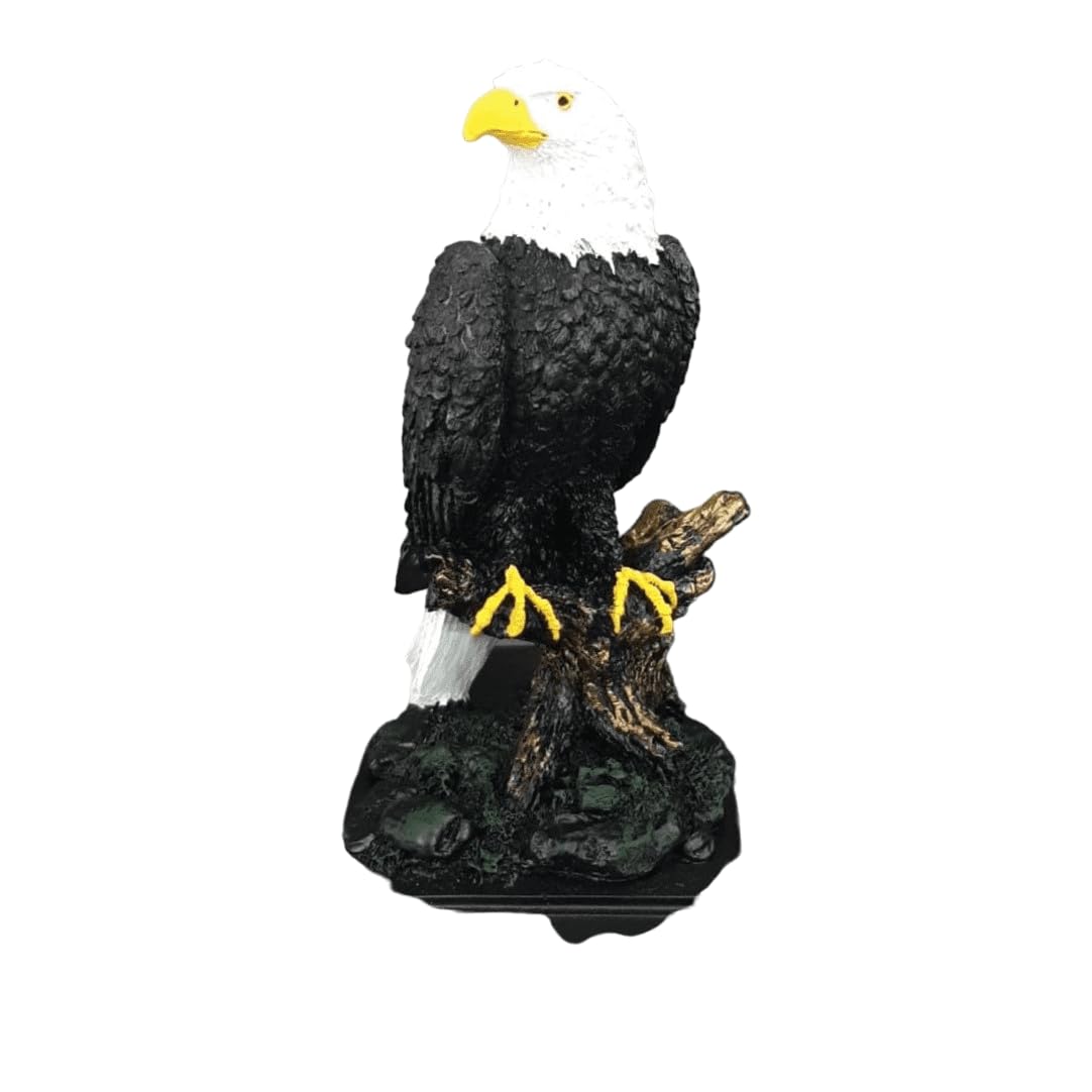 Majestic Bald Eagle Statue, Eagle Figurine Decor, Patriotic Eagle Sculpture, Wildlife Bird Decor, Eagle Figurine, Eagle Home Decor, Wildlife Bird Sculpture, Wildlife Bird Statue