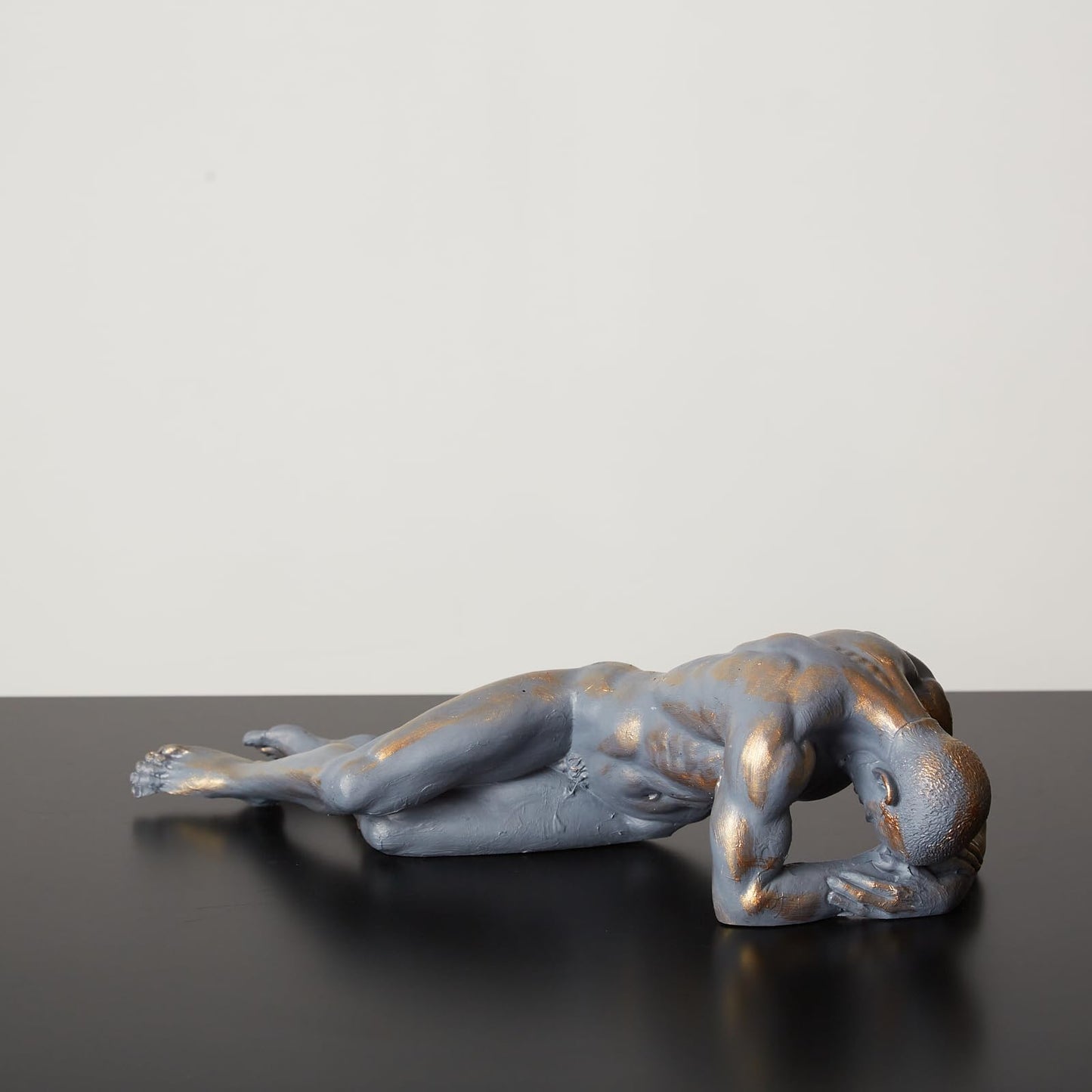 Reclining Male Figure Sculpture, Abstract Human Body Statue, Artistic Male Figure Statue, Male Body Art Piece, Male Figure Sculpture, Male Sculpture, Male Statue, Male Decor