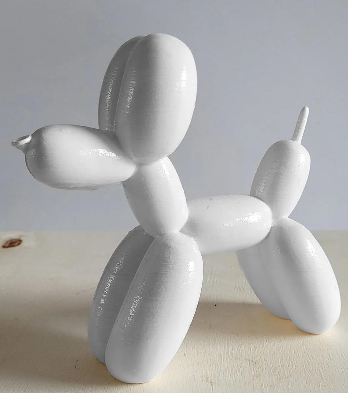 Balloon Dog Statue, Polyester Balloon Dog Figurine, Balloon Puppy Shelf Table Decor, Balloon Puppy Figurine, Balloon Animal Decor