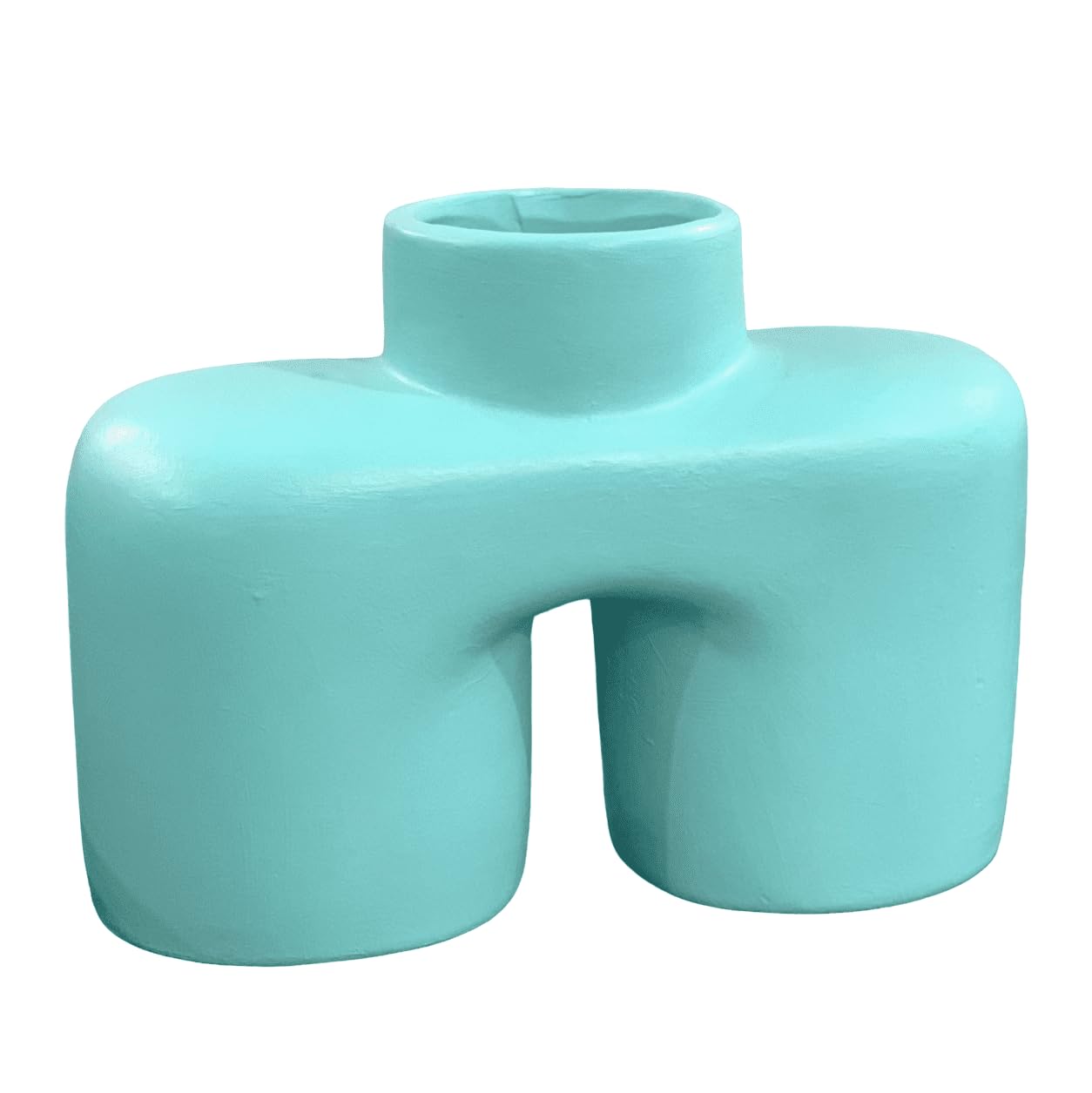 Modern Abstract Ceramic Vase, Unique Sculptural Art Vase, Contemporary Minimalist Flower Holder, Ceramic Art Vase, Geometric Flower Vase