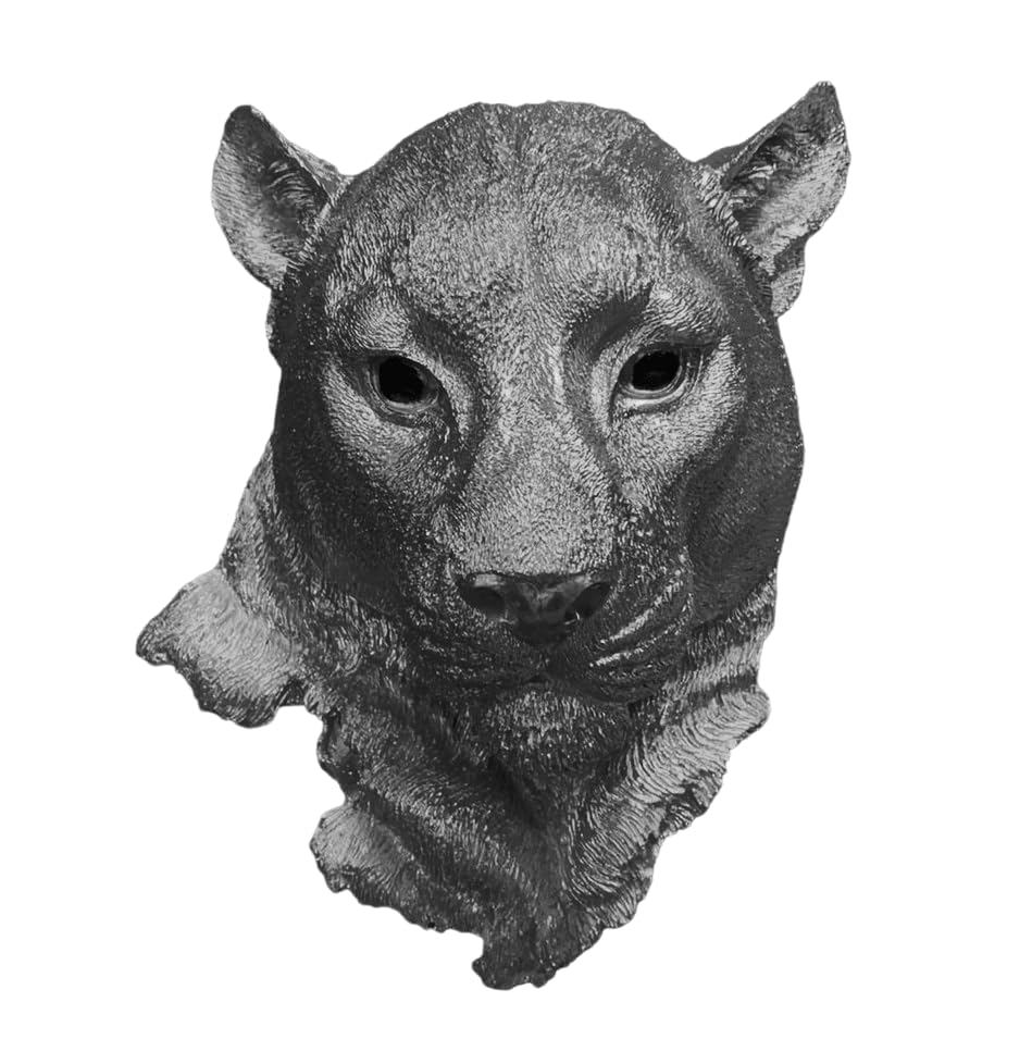 3D Panther Head Wall Decor, Wildlife-inspired Wall Sculpture, Jungle theme wall Art, Animal Face Wall Accent, Decorative Puma Sculpture, Puma Wall Decor, Puma Wall Sculpture