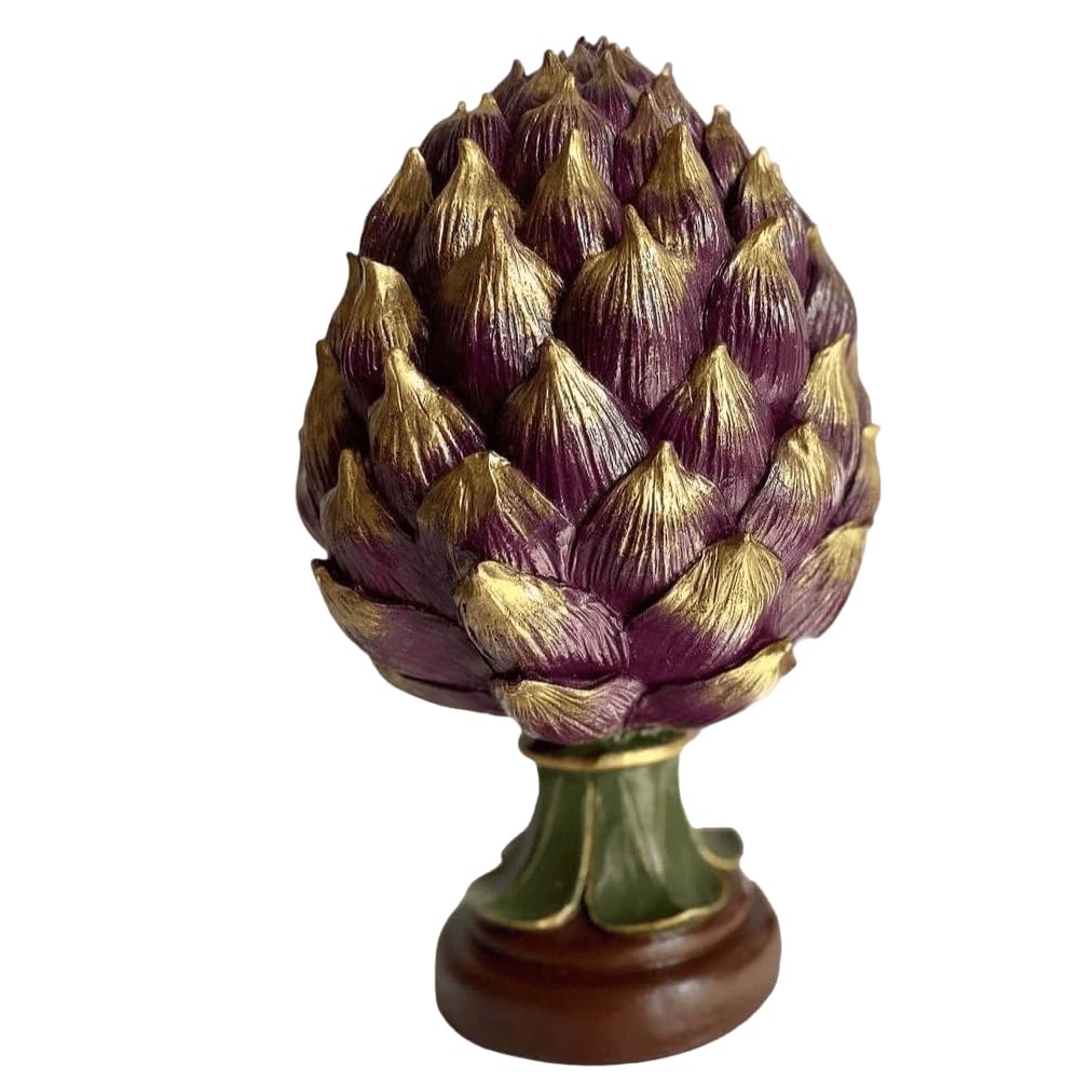 Decorative Artichoke Sculpture, Elegant Artichoke Decor, Polyester Artichoke Sculpture, Artichoke Statue, Polyester Artichoke Statue