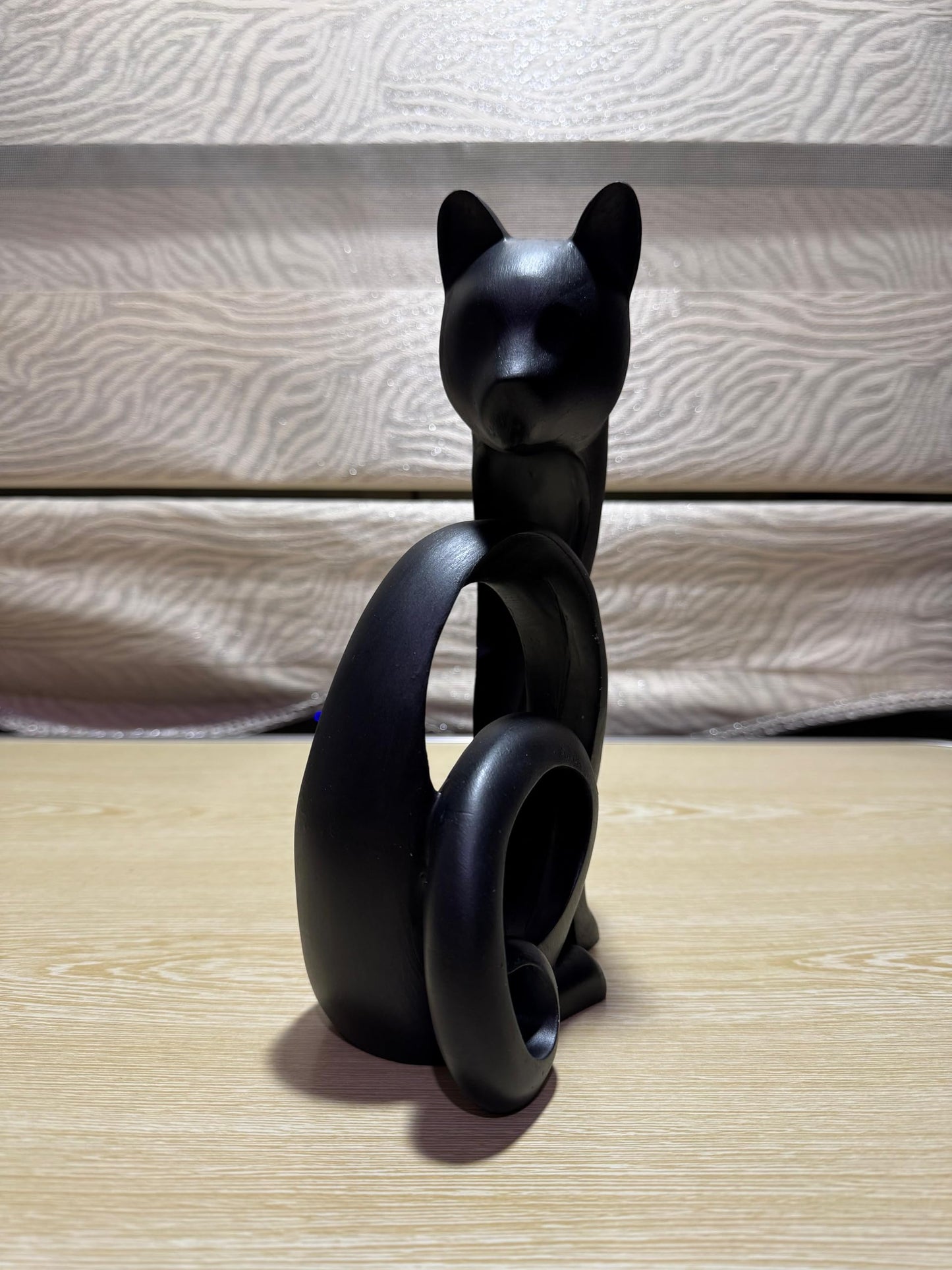 Abstract Cat Sculpture, Minimalist Cat Figurine, Geometric Cat Ornament, Cat Lover Gift, Home Accent, Geometric Cat Statue, Cat Sculpture, Cat Figurine