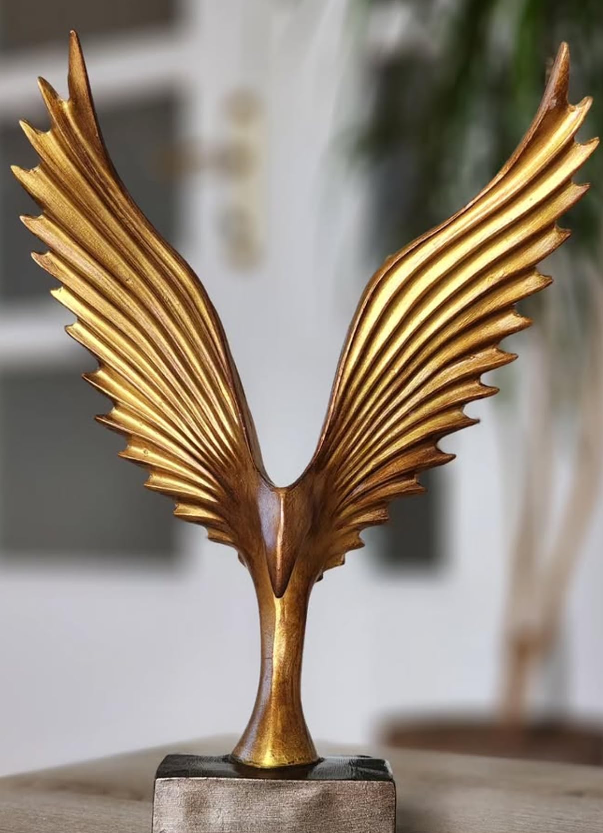Decorative Abstract Phoenix Statue, Modern Wing Figurine, Home Decor Ornaments, Eagle Statue, Decorative Eagle Showpiece, Eagle Sculpture, Eagle Statue, Eagle Decor