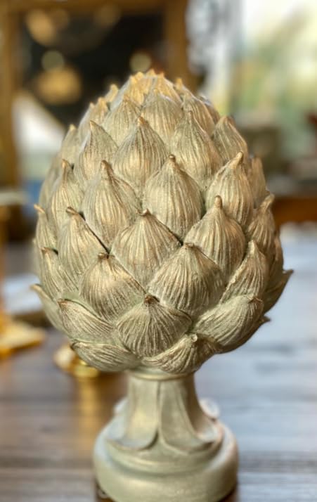 Decorative Artichoke Sculpture, Elegant Artichoke Decor, Polyester Artichoke Sculpture, Artichoke Statue, Polyester Artichoke Statue