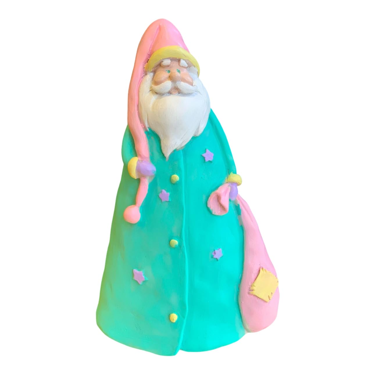 Christmas Santa Statue, Hand-Painted Santa Claus figurine, Christmas Decor, Christmas Holiday Decor, Christmas Santa Sculpture, Santa Decor, Christmas Santa Decor