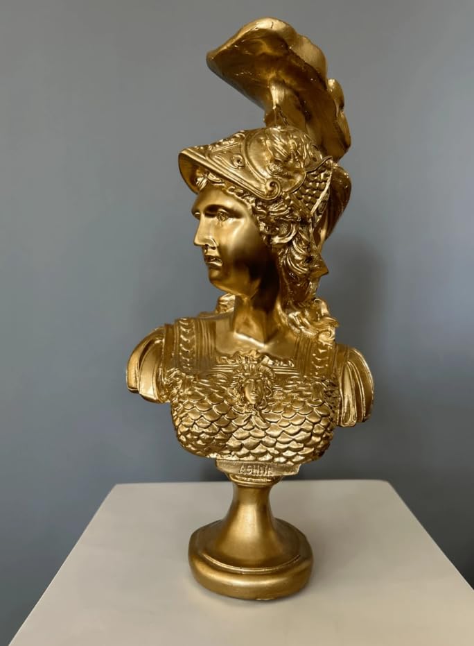 Athena Bust Sculpture, Greek Bust Statue, Polyester Ancient Greek Decor, Athena Statue, Athena Bust Statue, Athena Greek Decor, Greek Decor, Athena Statue, Athena Sculpture