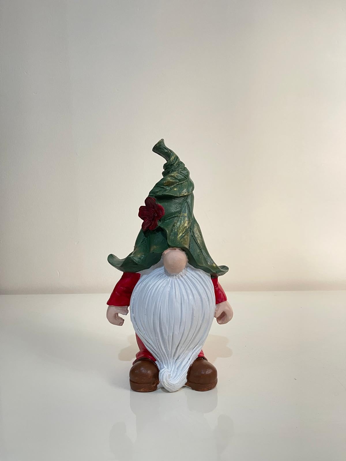 Christmas Gnome Figurine, Holiday Gnome Decor, Christmas Gift Idea, Christmas Elf Decoration, Holiday Tabletop Decor, Gnome Sculpture, Gnome Statue, Gnome Figurine, Gnome Decor