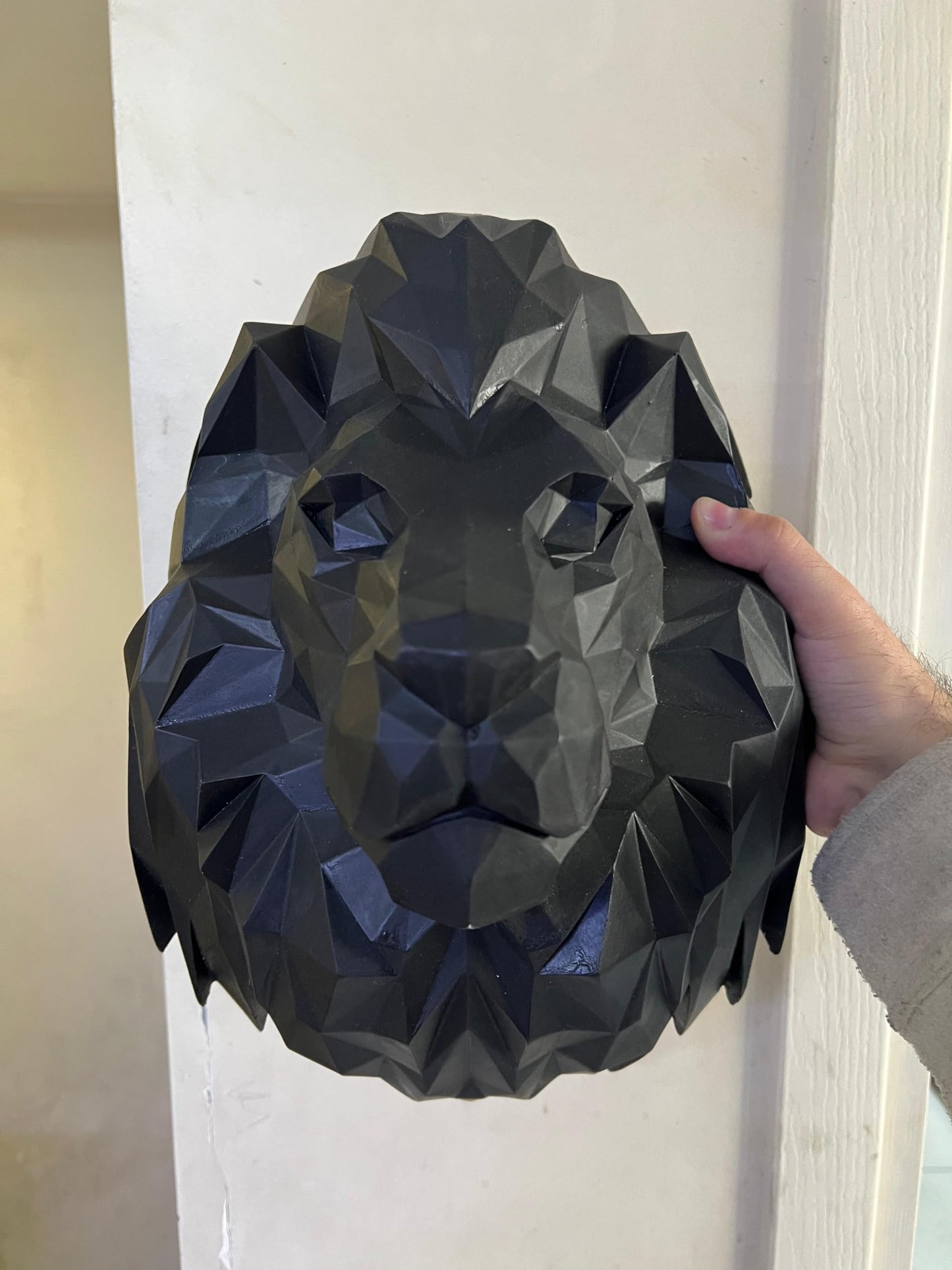 3D Lion Head Wall Sculpture, Geometric Lion Wall Art, Abstract Lion head Wall Decor, Lion Head Wall Decor, Lion Head Wall Sculpture, Lion Head Wall Statue, Lion Head Wall Decor