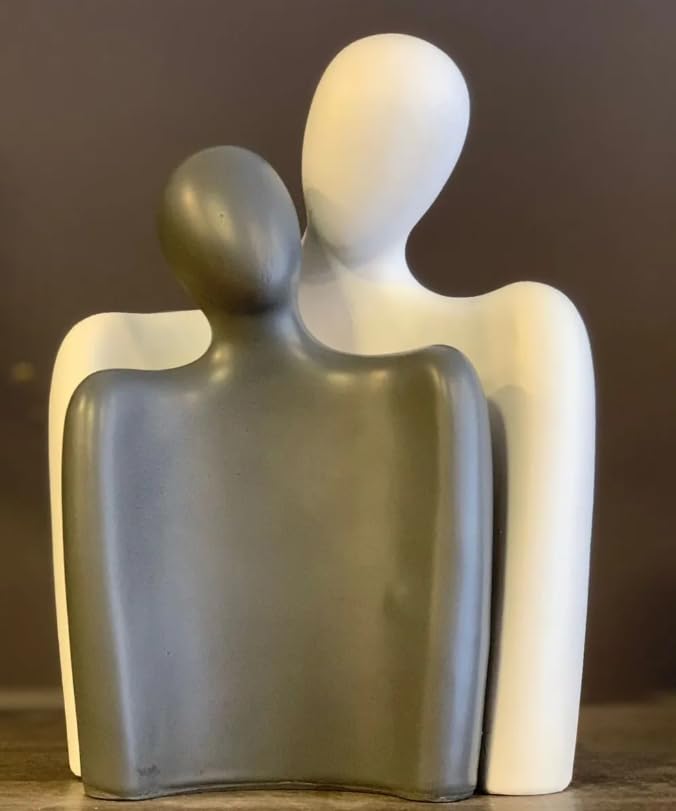 Abstract Sculpture Couple, Minimalist Love Couple Figurines, Emotional Couple Statue, Abstract Couple Figurine, Romantic Gift for Couples, Couple Figurine, Couple Sculpture, Couple Statue