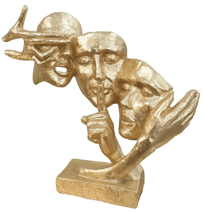 Abstract Three Face Sculpture, Modern Art Decor, Tabletop Statue, Modern Face Sculpture, Face Sculpture, Face Statue, Modern Face Decor, Face Figurine, Modern Face Statue
