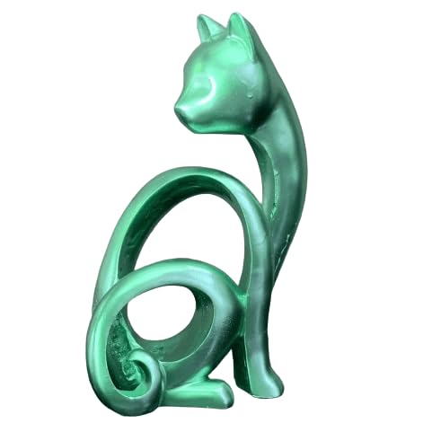Abstract Cat Sculpture, Minimalist Cat Figurine, Geometric Cat Ornament, Cat Lover Gift, Home Accent, Geometric Cat Statue, Cat Sculpture, Cat Figurine