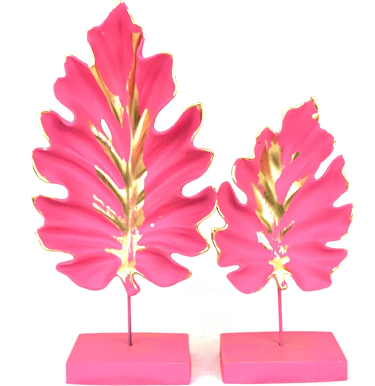 Decorative Leaf Figurine Set, Modern Leaf Sculpture, Nature Inspired Leaf Decor, Leaf Statues for Shelf, Leaf Home Decoration, Leaf Decor, Leaf Sculpture, Leaf Statue