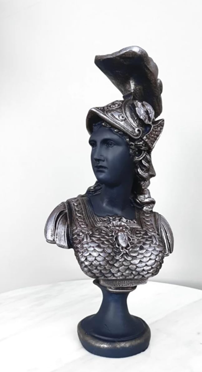 Athena Bust Sculpture, Greek Bust Statue, Polyester Ancient Greek Decor, Athena Statue, Athena Bust Statue, Athena Greek Decor, Greek Decor, Athena Statue, Athena Sculpture