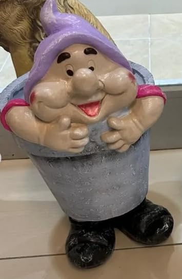 Large Gnome Flower Pot For Garden, Modern Home Garden Plant Pot, Large Polyester Flowerpot, Garden Gnome Decor, Garden Gnome Vase, Gnome Vase, Polyester Flowerpot, Gnome Flowerpot