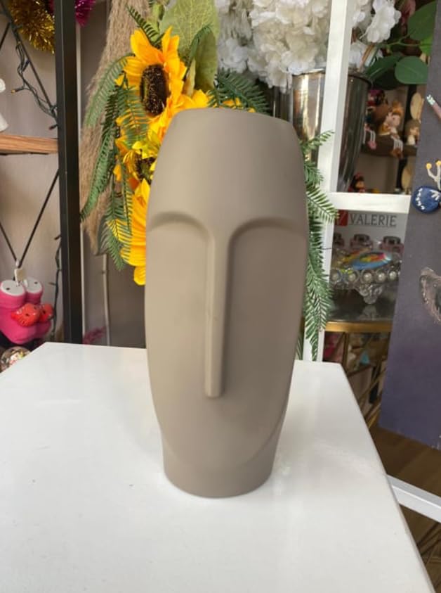 Modern Abstract Face Vase, Face Minimalist Vase, Abstract Face Vase, Face Shaped Planter, Abstract Head Vase, Face Vase, Face Planter Vase