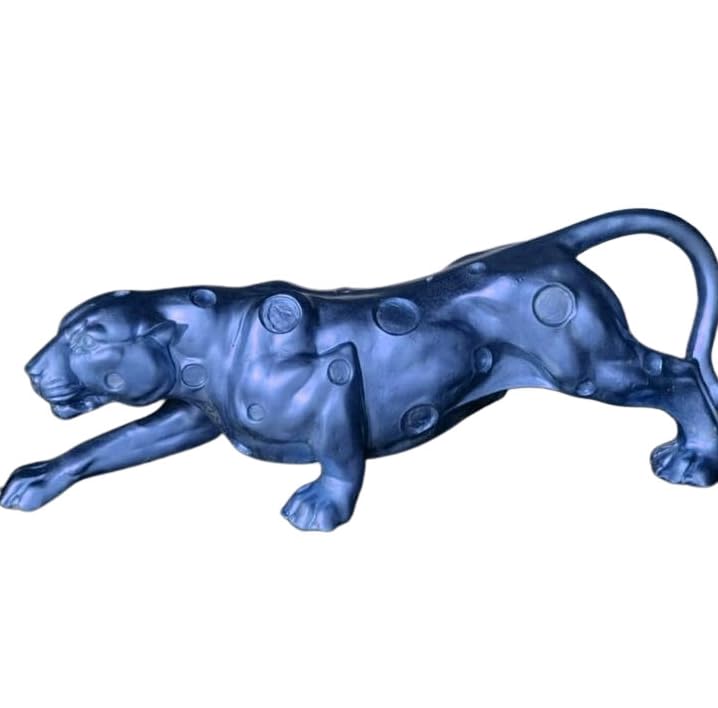 Leopard Sculpture, Modern Animal Figurine, Decorative Panther Statue, Abstract Leopard Decor, Panther Statue, Abstract Animal Sculpture, Leopard Figurine