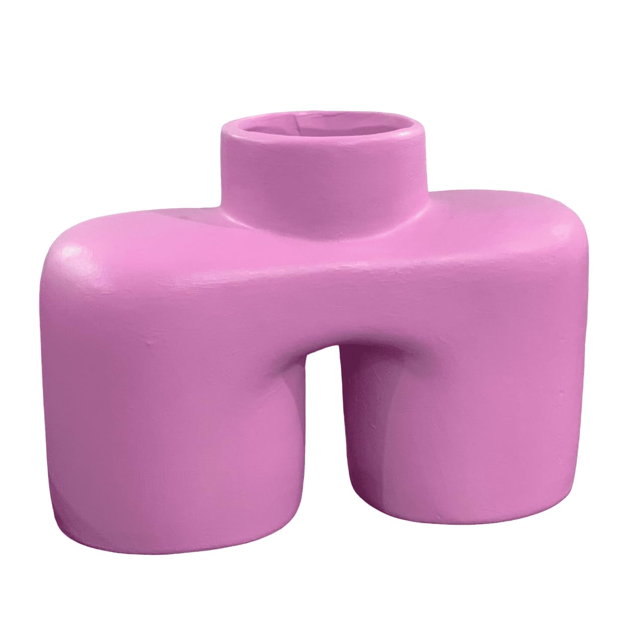 Modern Abstract Ceramic Vase, Unique Sculptural Art Vase, Contemporary Minimalist Flower Holder, Ceramic Art Vase, Geometric Flower Vase